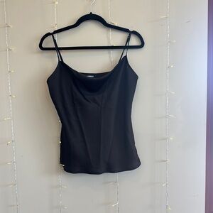 Express Black Fitted Sleeveless Camisole